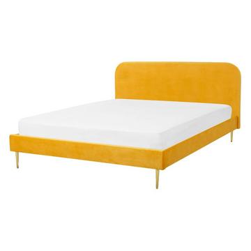 Letto con rete a doghe en Velluto Glamour FLAYAT