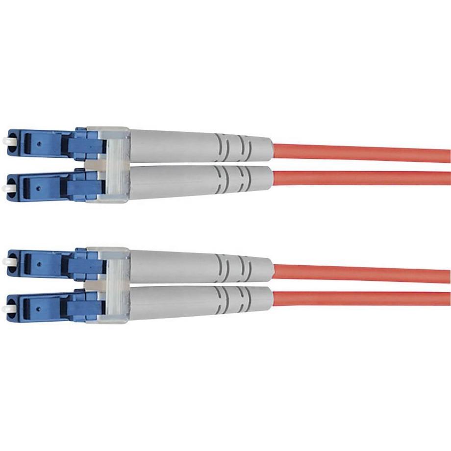 Telegärtner  LWL-Kabel Duplex LC-Stecker LC-Stecker 50/125 µ Multimode OM4 10 m 
