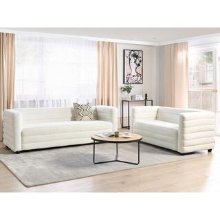 Beliani Wohnzimmer Set aus Bouclé Modern HOFN  