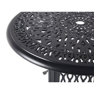 Beliani Outdoor Bistrotisch aus Aluminium Retro ANCONA  