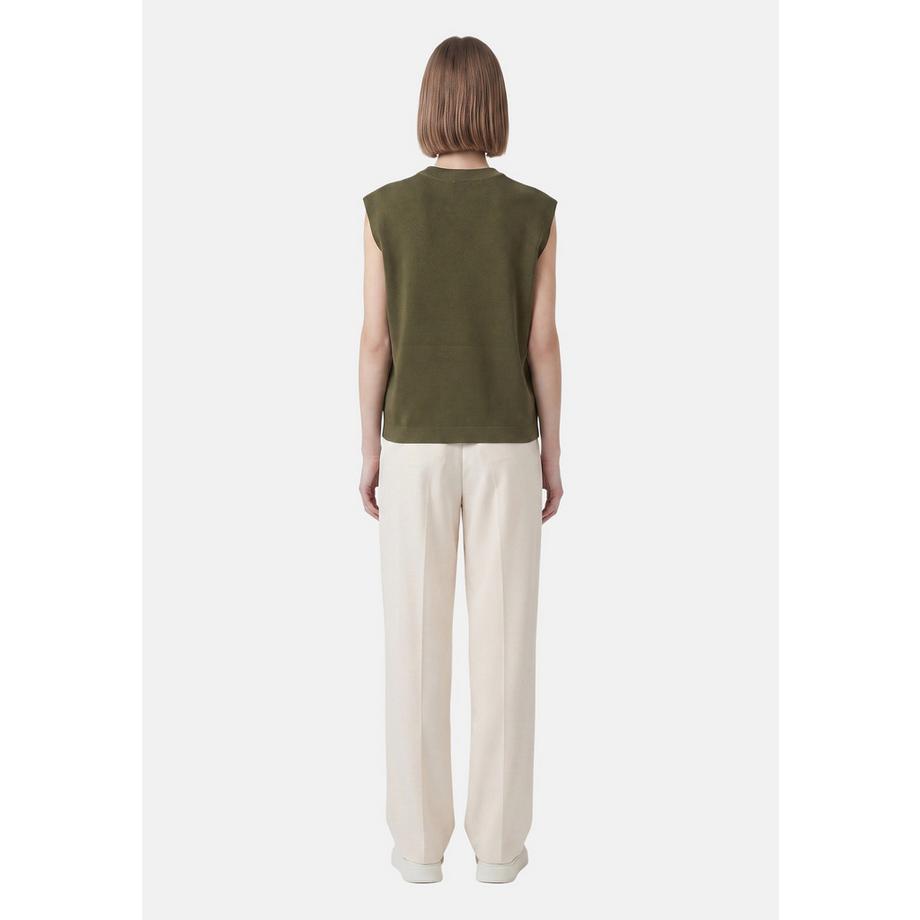 Chiara Ferretti Blouse sans manches à motif losange  