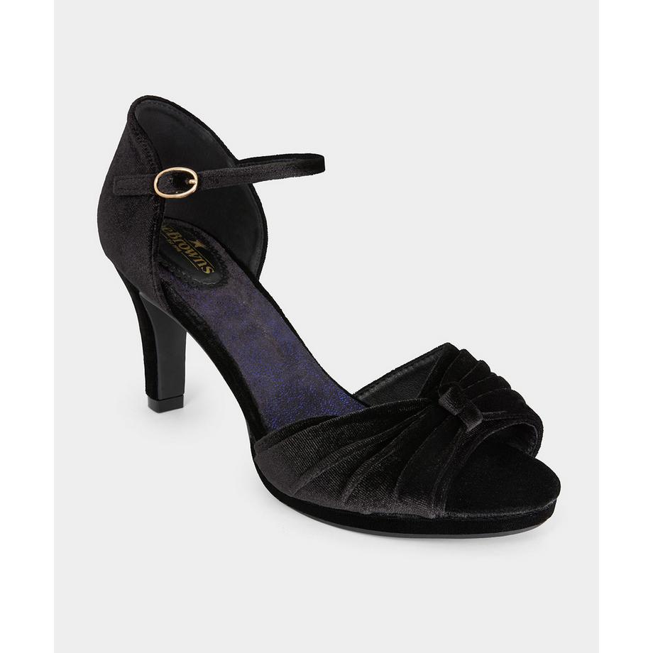 Joe Browns Samt Ankle Strap Heels  