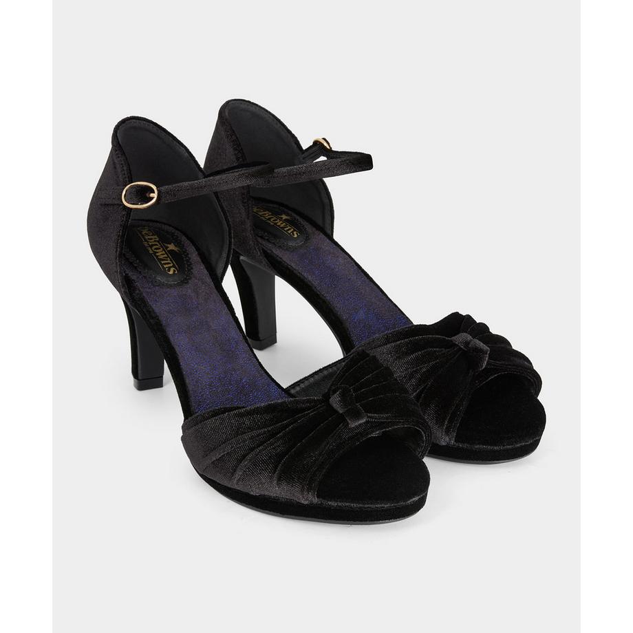 Joe Browns Samt Ankle Strap Heels  