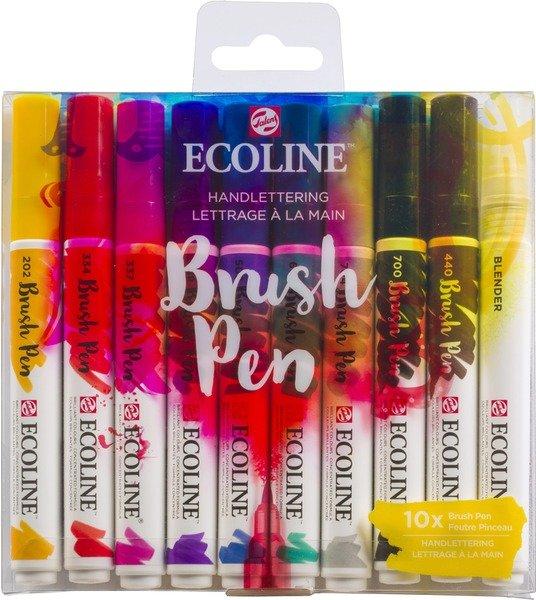 Talens TALENS Ecoline Brush Pen Set 11509800 ass. Handlettering 10