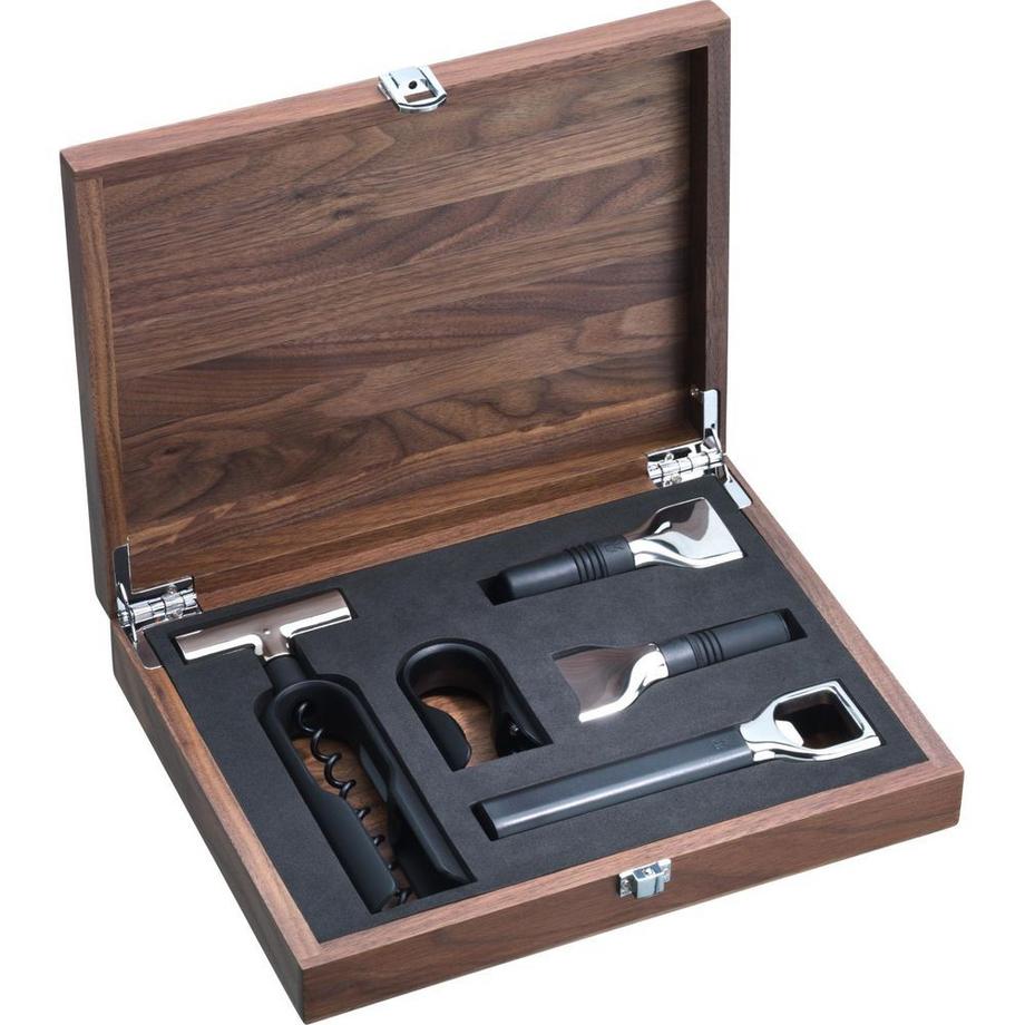 WMF Korkenzieher Set, 5-teilig, Walnuss  