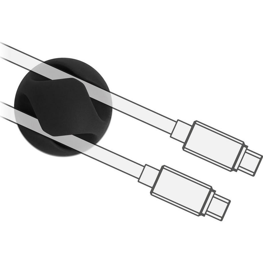 DeLock  Kabelhalter für Kabel, selbstklebend 