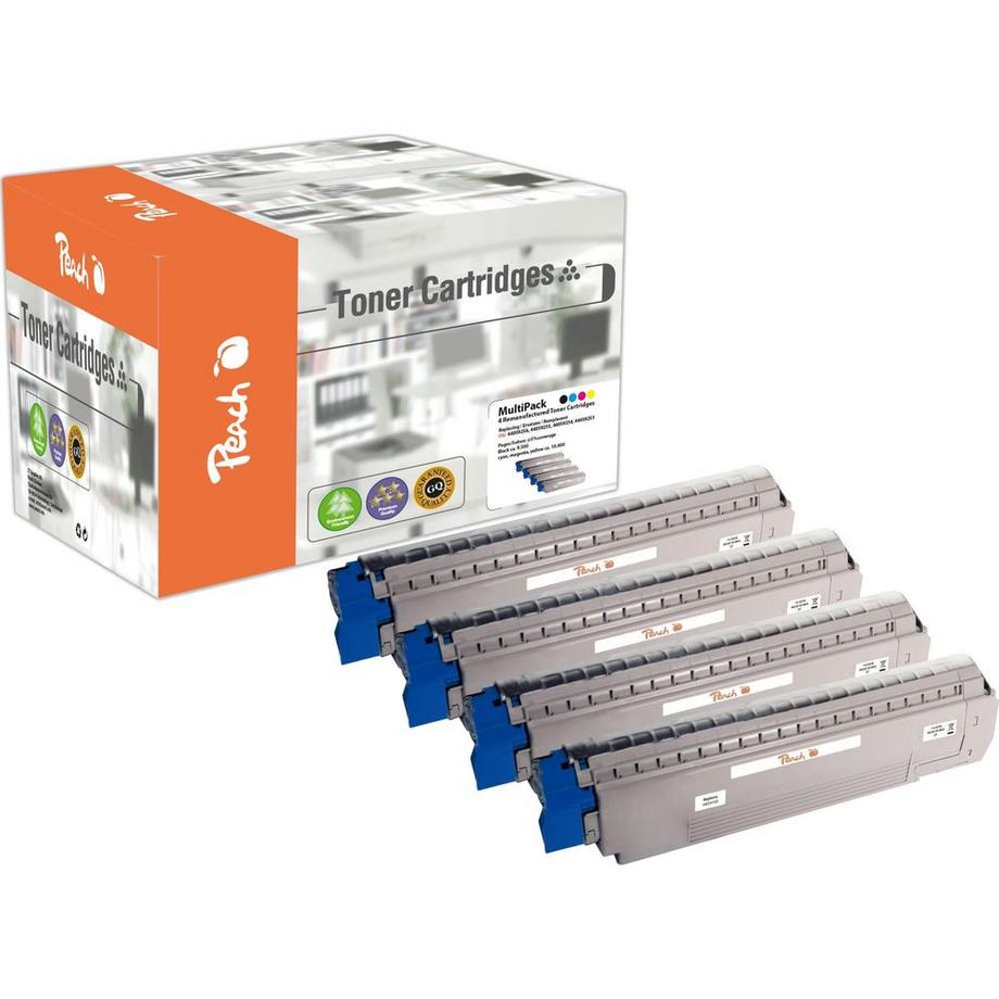 Peach  TONERSET MC861 SERIES BK, C, M, Y 