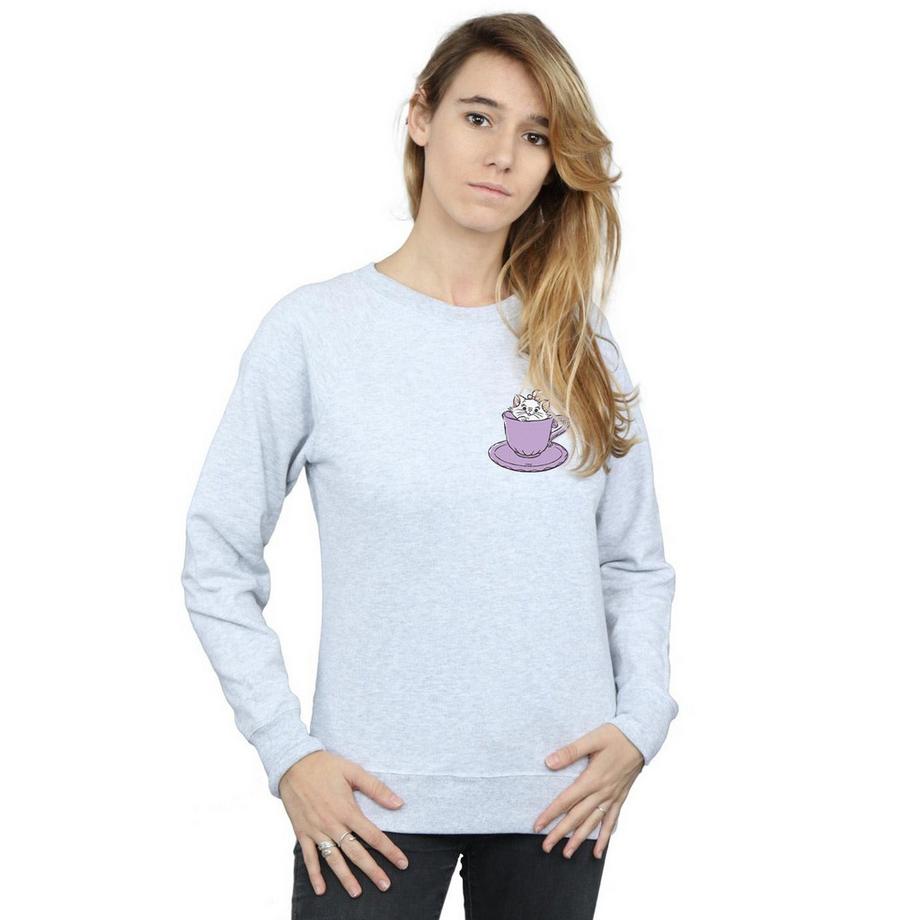 Disney Aristocats Marie Tasse à Thé Sweatshirt  