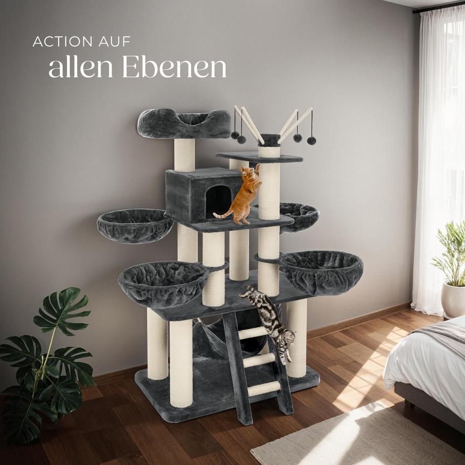 Tectake  Kratzbaum Gismo 195 cm Sisal 