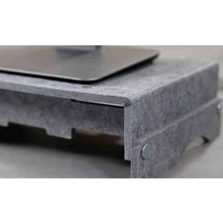 BakkerElkhuizen  Q-riser 110 Circular 76,2 cm (30") Scrivania Grigio 