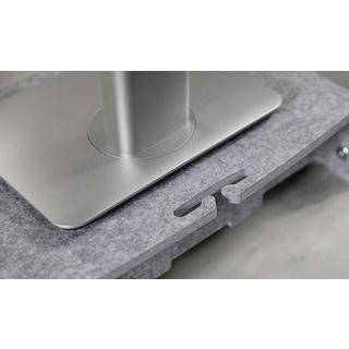 BakkerElkhuizen  Q-riser 110 Circular 76,2 cm (30") Scrivania Grigio 