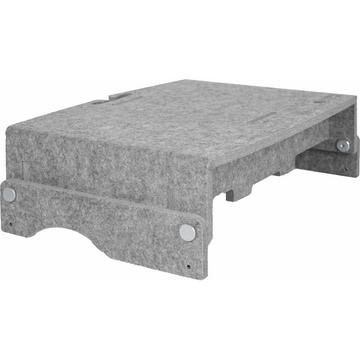 Q-riser 110 Circular 76,2 cm (30") Scrivania Grigio