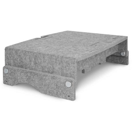 BakkerElkhuizen  Q-riser 110 Circular 76,2 cm (30") Scrivania Grigio 