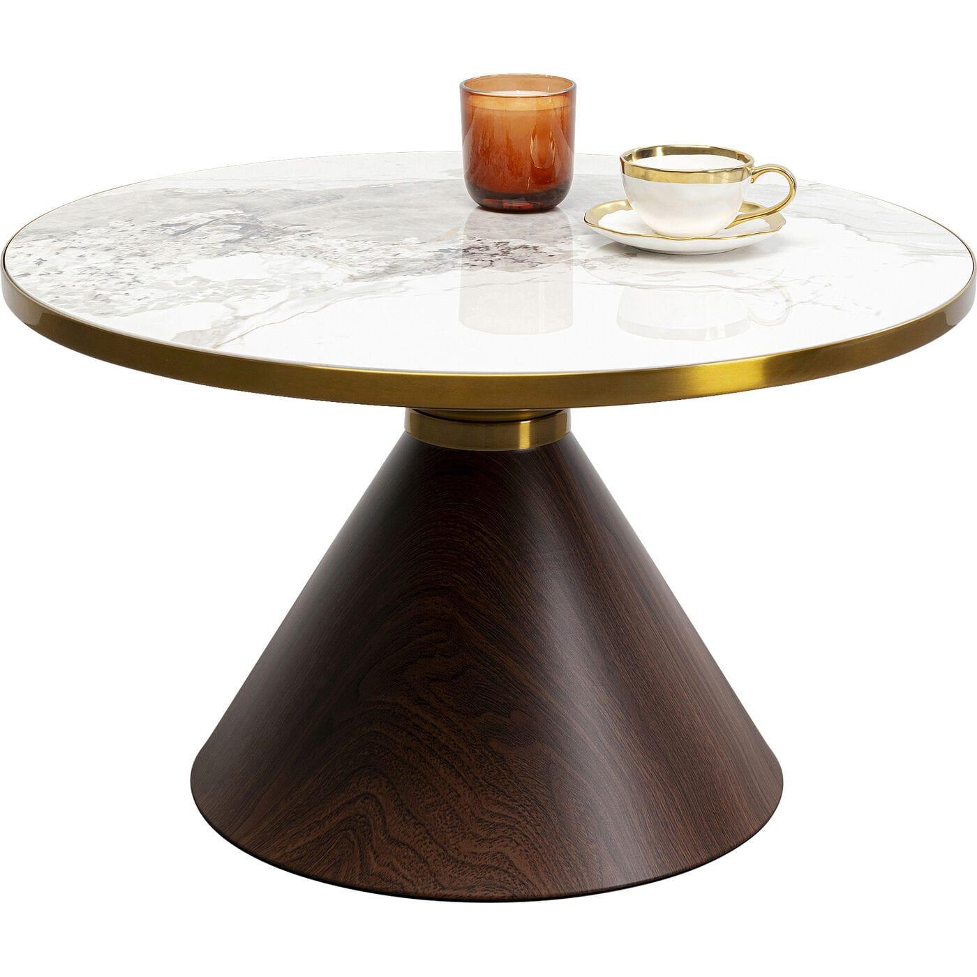 KARE Design Table basse Cono céramique ronde 70  