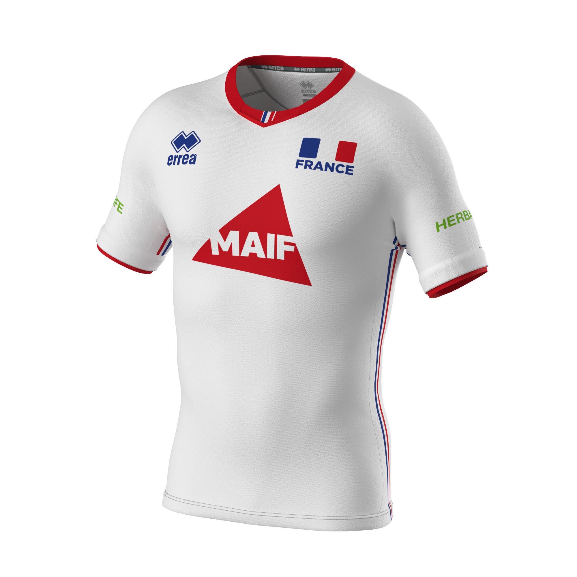 errea  maglia ufficiale away della squadra francese 2023/24 