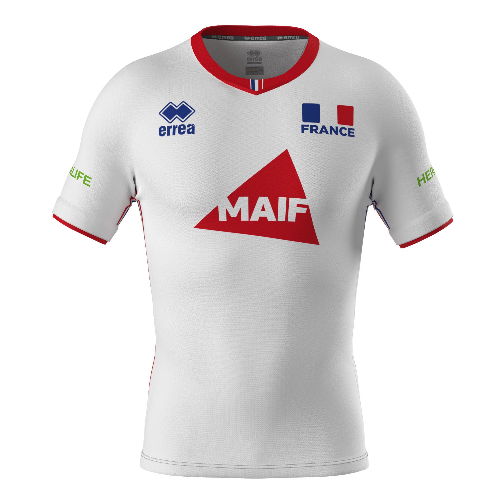 errea  maglia ufficiale away della squadra francese 2023/24 