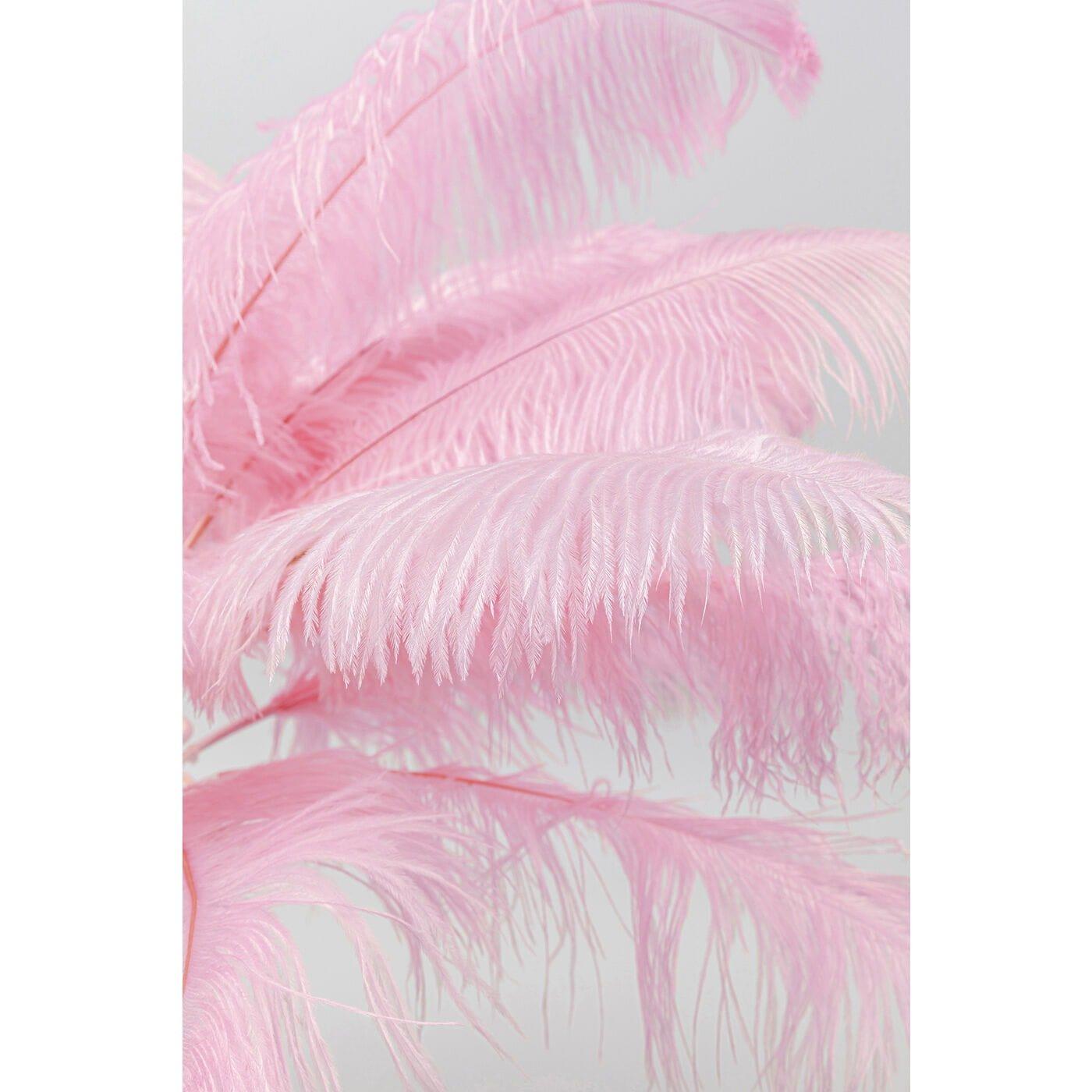 KARE Design Lampe à poser Feather Palm rose années 60  
