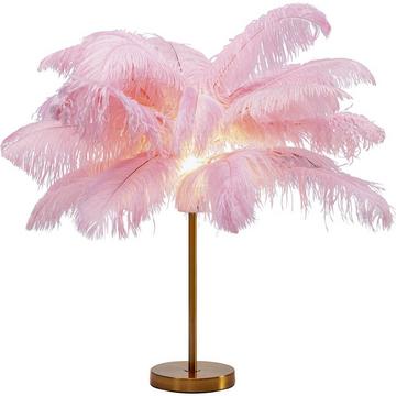 Lampada da tavolo Feather Palm rosa 60