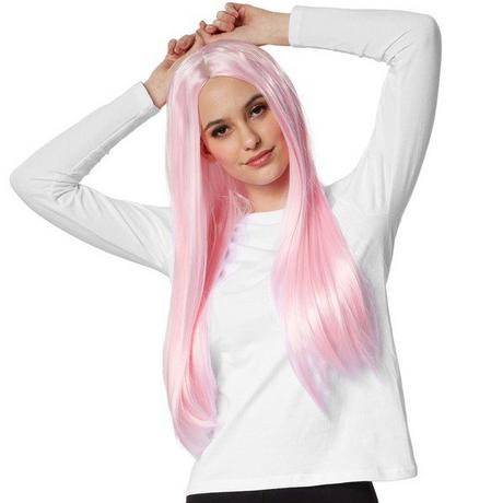 Tectake  Perücke Lange Haare glatt 