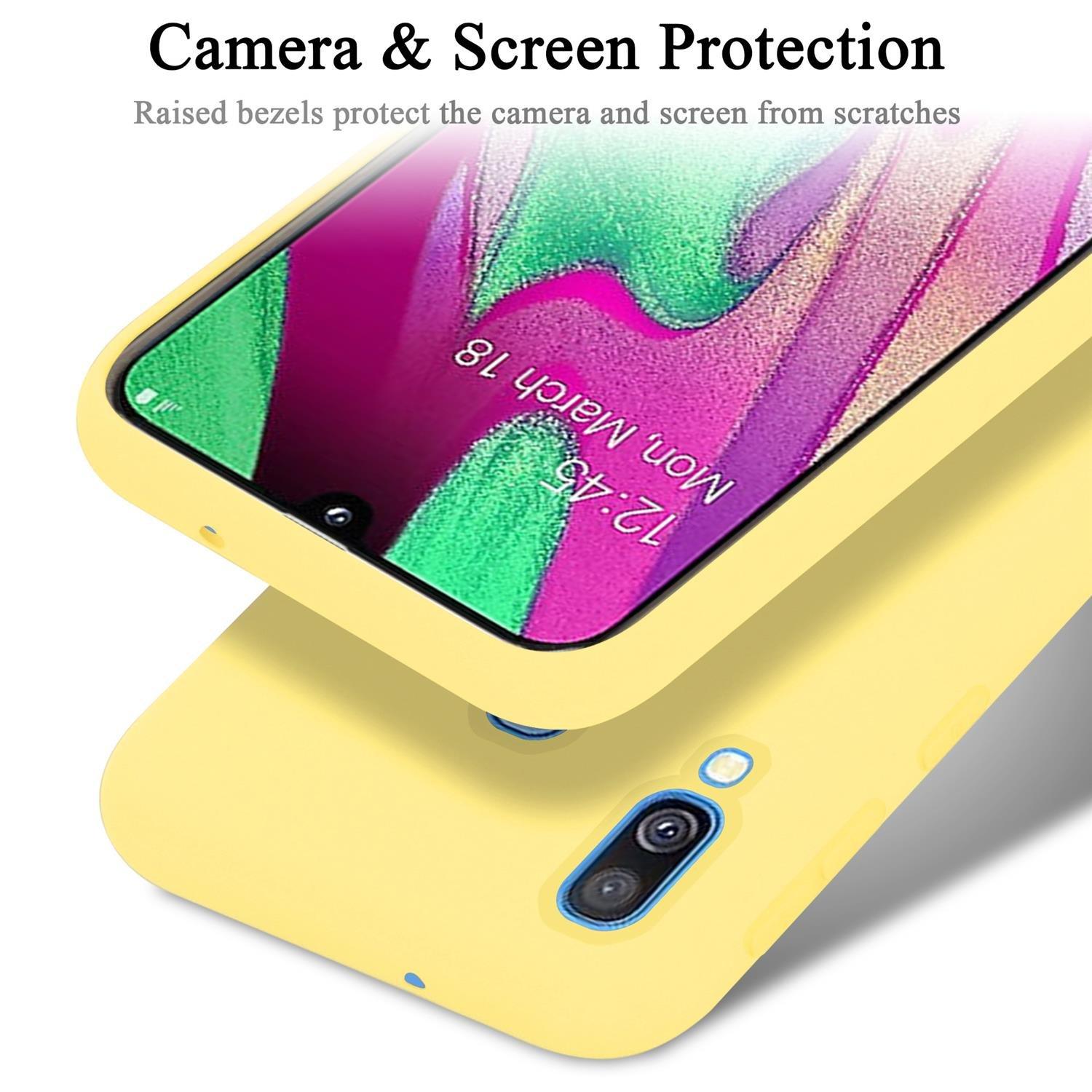 Cadorabo  Hülle für Samsung Galaxy A40 TPU Silikon Liquid 