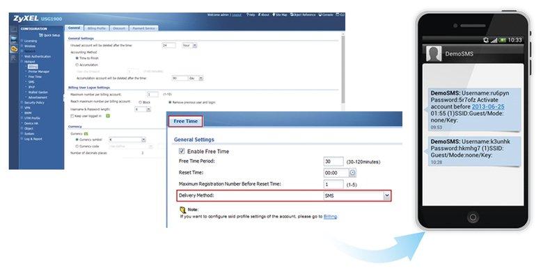 ZyXEL  Hotspot Management 