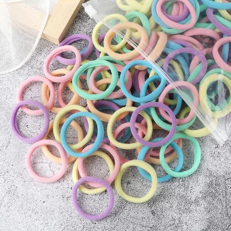 B2X  Cordons à cheveux - pastel - 50 pcs 
