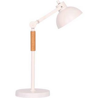 mutoni Lampe à poser métal blanc  