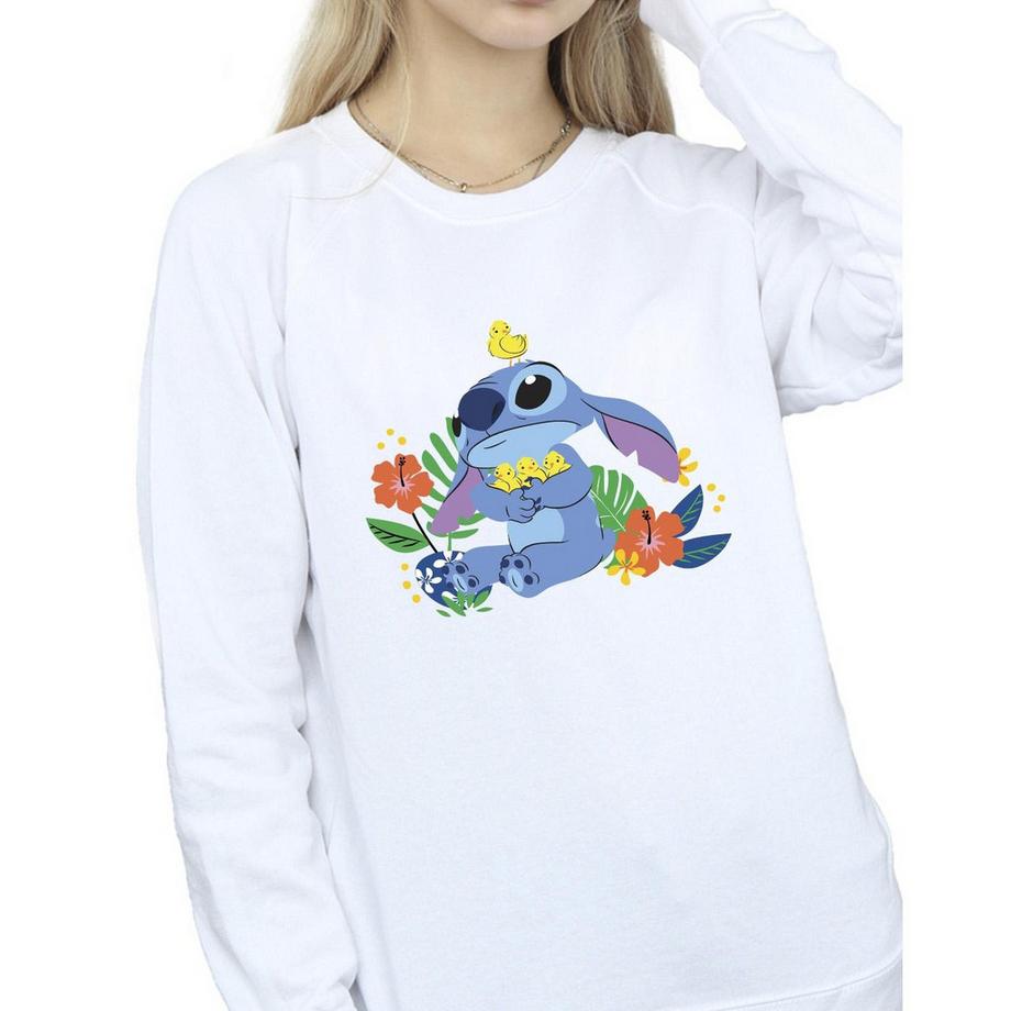 Disney Stitch Floral Print Sweatshirt  