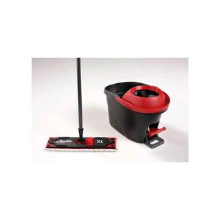 vileda Vileda Ultramat Turbo XL spazzolone Secco e bagnato Microfibra Nero, Rosso  