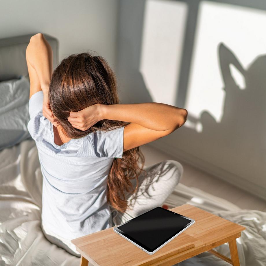 B2X  Zweiteiliges Betttablett aus Bambus 