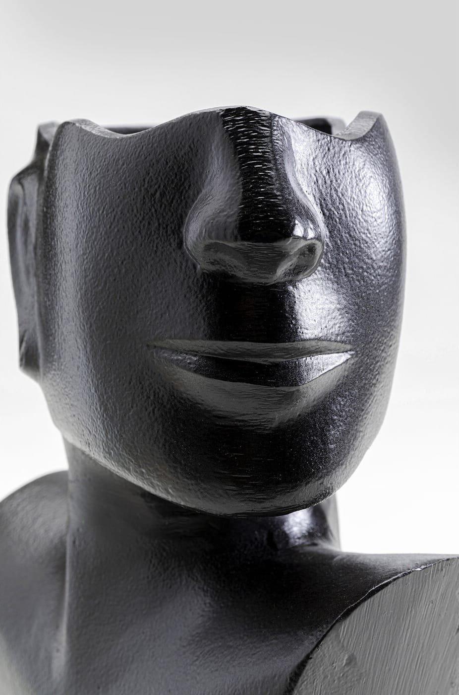 KARE Design Vase Rostro Côté noir 27  