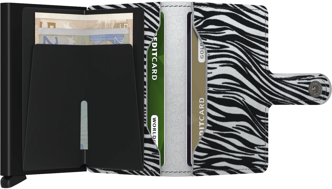 Secrid Miniwallet Zebra Light Grey  