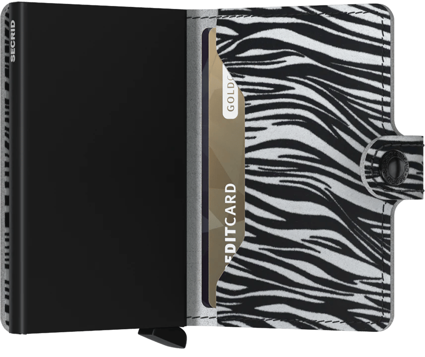 Secrid  MINIWALLET ZEBRA LIGHT GREY 