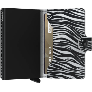 Secrid  MINIWALLET ZEBRA LIGHT GREY 