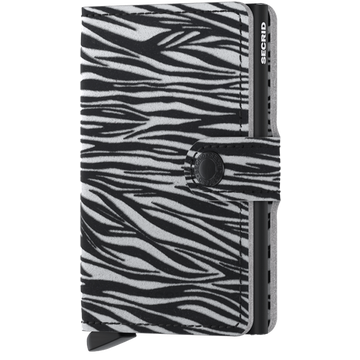 MINIWALLET ZEBRA LIGHT GREY