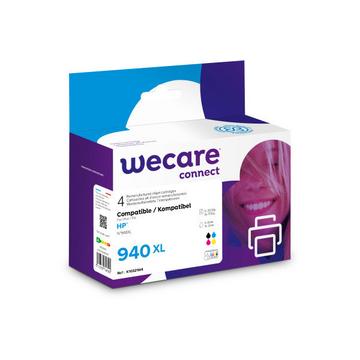 WECARE Multipack 940XL rebuilt CMYBK C2N93AEWE z.HP OJ Pro 8000 69/3x24ml