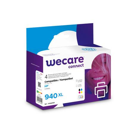 wecare  WECARE Multipack 940XL rebuilt CMYBK C2N93AEWE z.HP OJ Pro 8000 69/3x24ml 