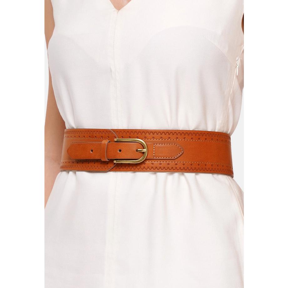 AVANT-GARDE PARIS  Cintura Classica Marrone Chiaro 