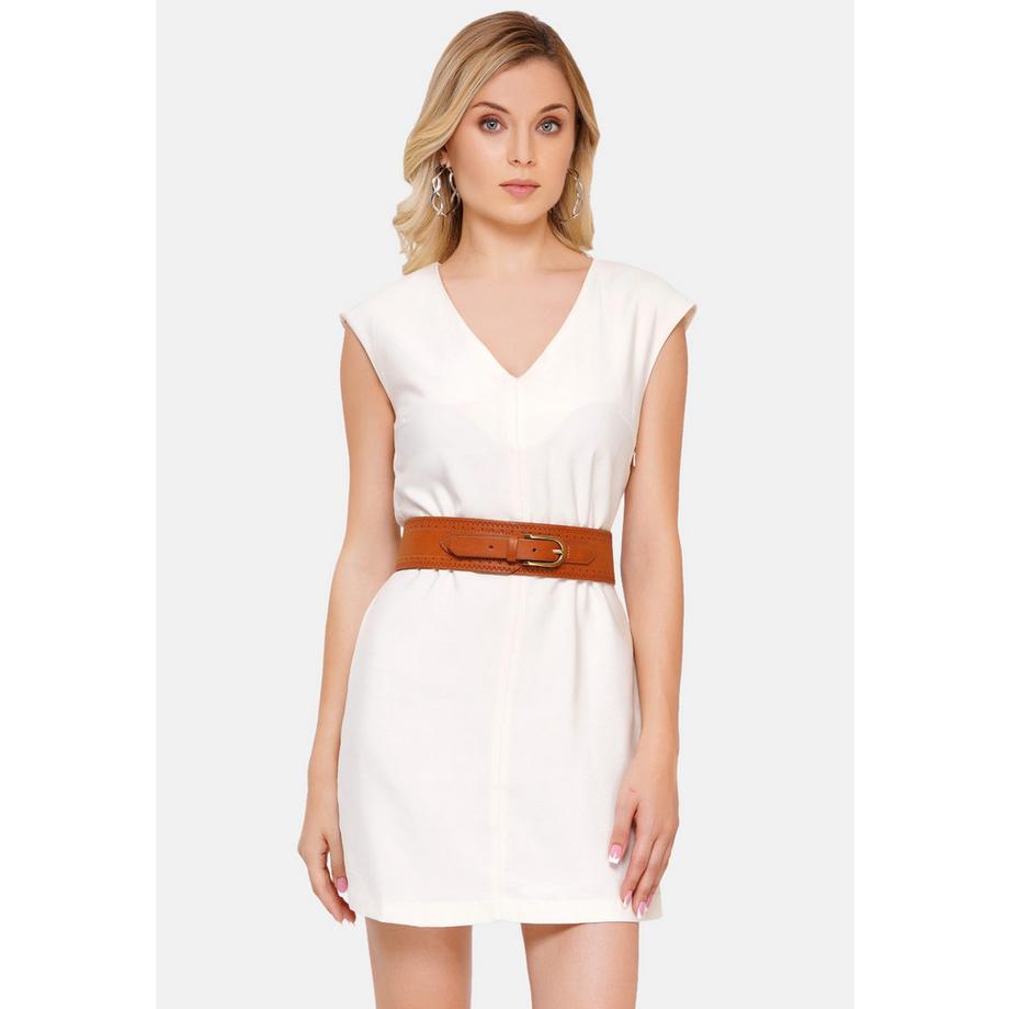 AVANT-GARDE PARIS  Cintura Classica Marrone Chiaro 