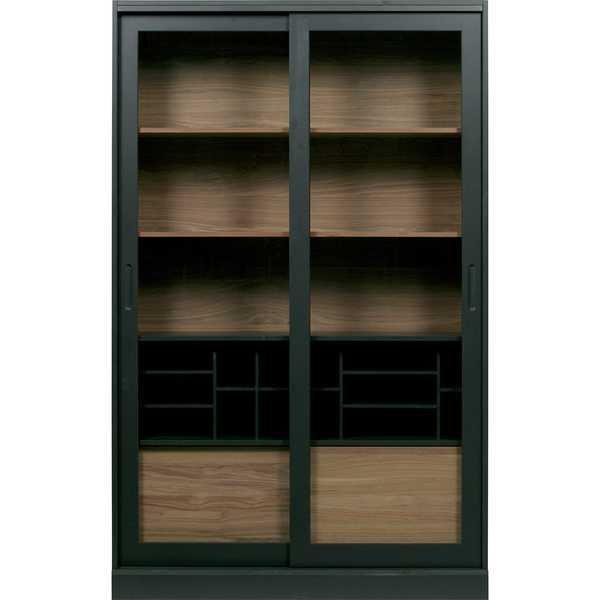 mutoni Vetrina Cabinet James Pine Black (FSC)  