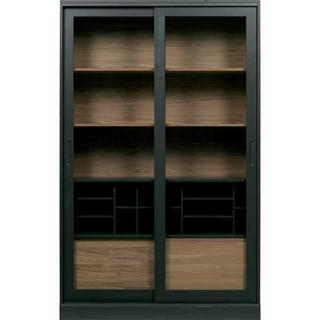 mutoni Vitrine Armoire James Pine Black (FSC)  