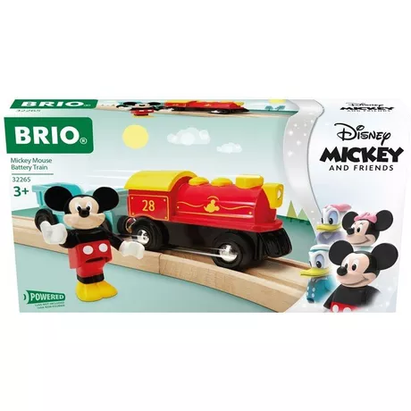 Trotteur train shop mickey mouse