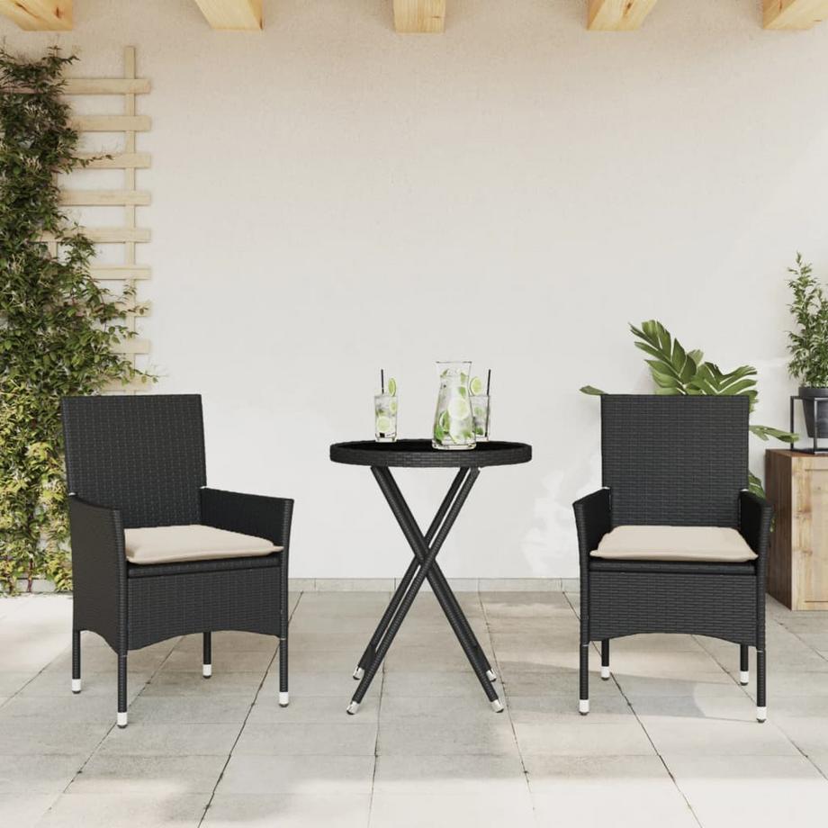 VidaXL Bistro set poly-rattan  