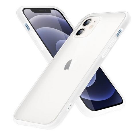 Cadorabo  Housse compatible avec Apple iPhone 12 / 12 PRO - Coque de protection hybride avec intérieur en silicone TPU et dos en plastique mat 