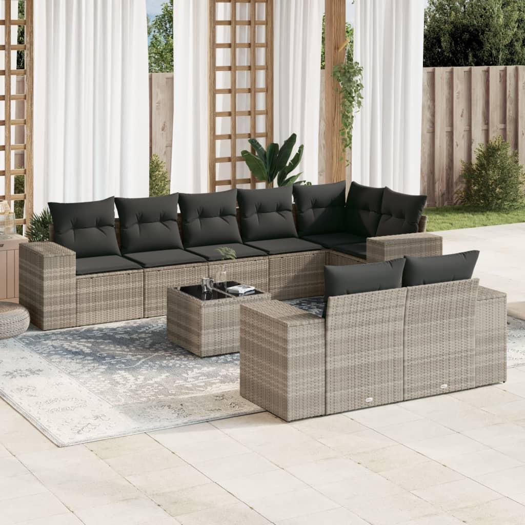 VidaXL Garten sofagarnitur poly-rattan  