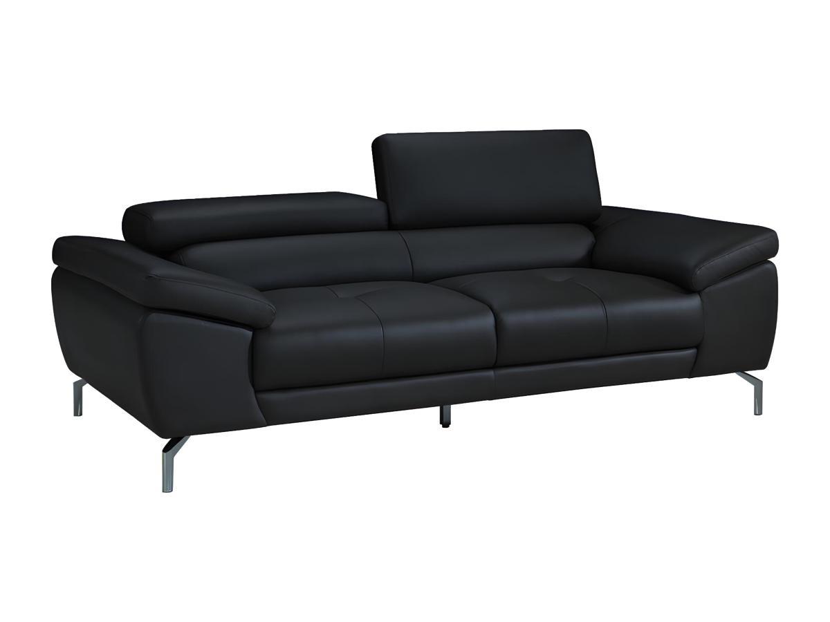 LINEA SOFA Canapé 3 places en cuir de buffle GRETEL  