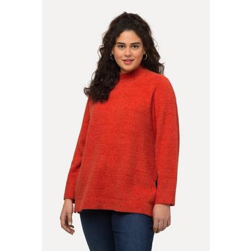 Pullover morbido con collo alto e maniche lunghe