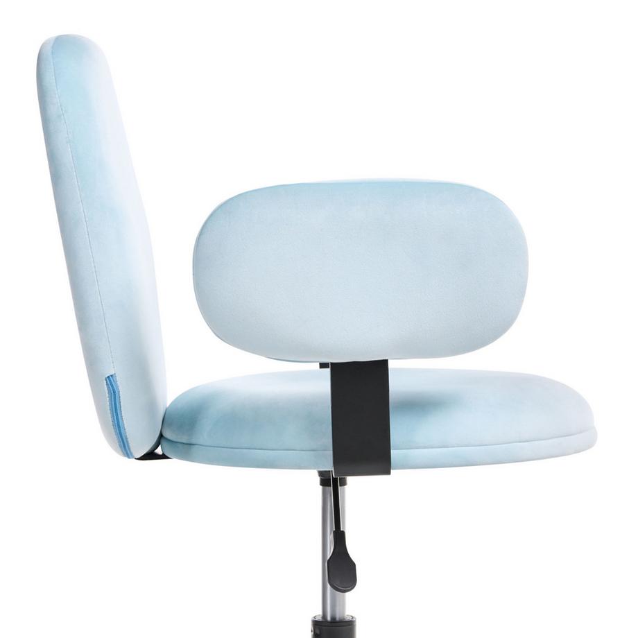 Beliani Chaise de bureau en Velours  MORAGA  