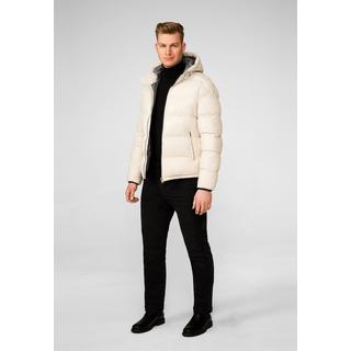 RICANO  Lederjacke Sean, Steppjacke mit Kapuze 