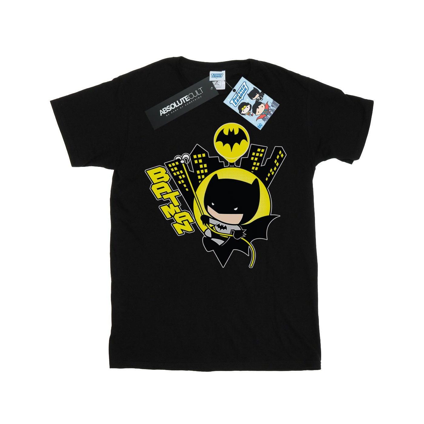 DC COMICS  Tshirt CHIBI BATMAN SWINGING 